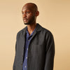 View 3 of product Navy Tailored Pinstriped Shirt Jacket