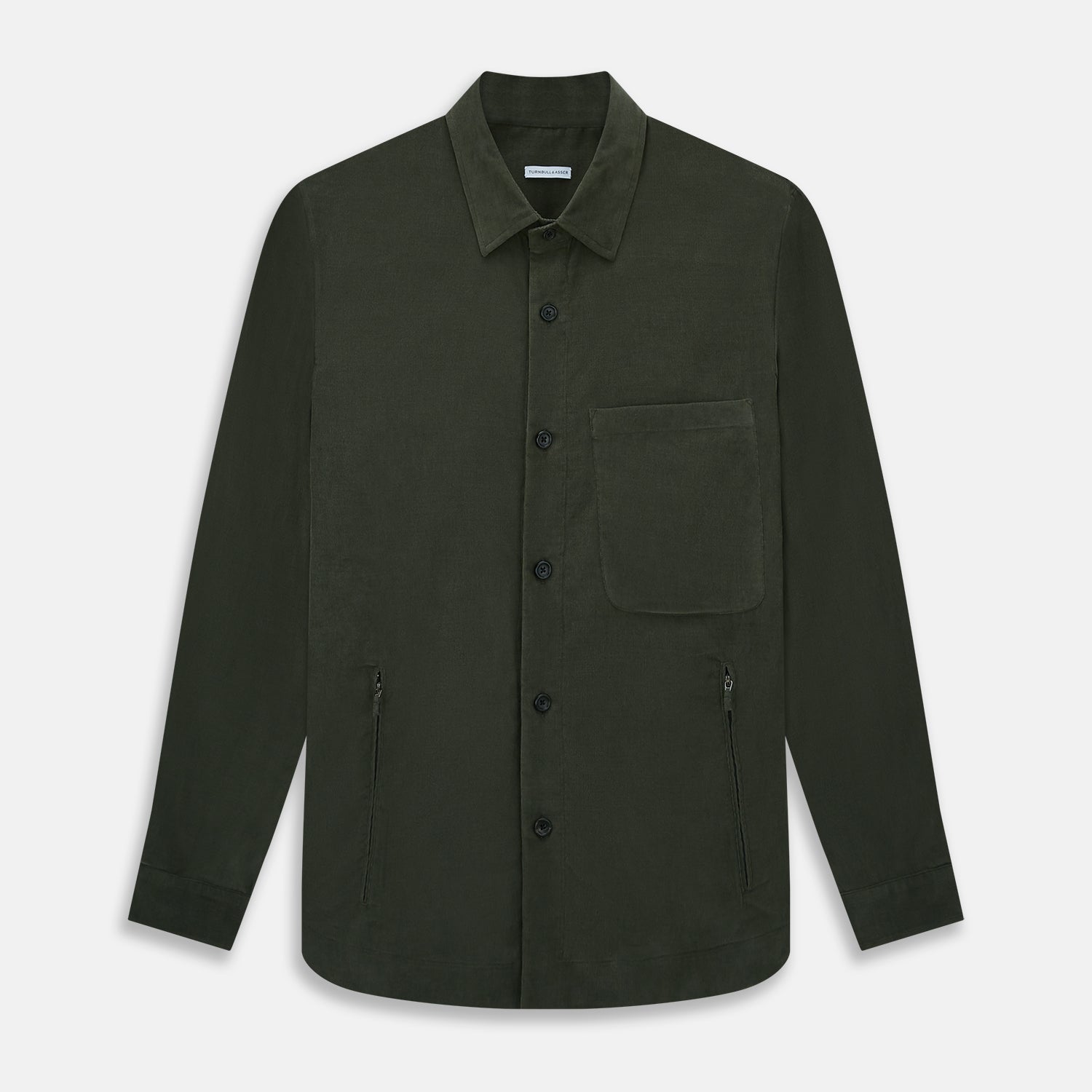 View 1 of product Olive Corduroy Hampstead Overshirt