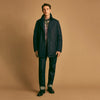 View 1 of product Navy Burrows Double Breasted Coat