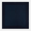 Navy and Blue Stripe Silk Pocket Square