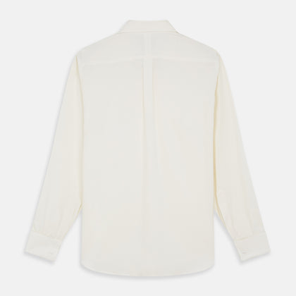 Cream Silk Weekend Fit Fairlight Shirt Image 4