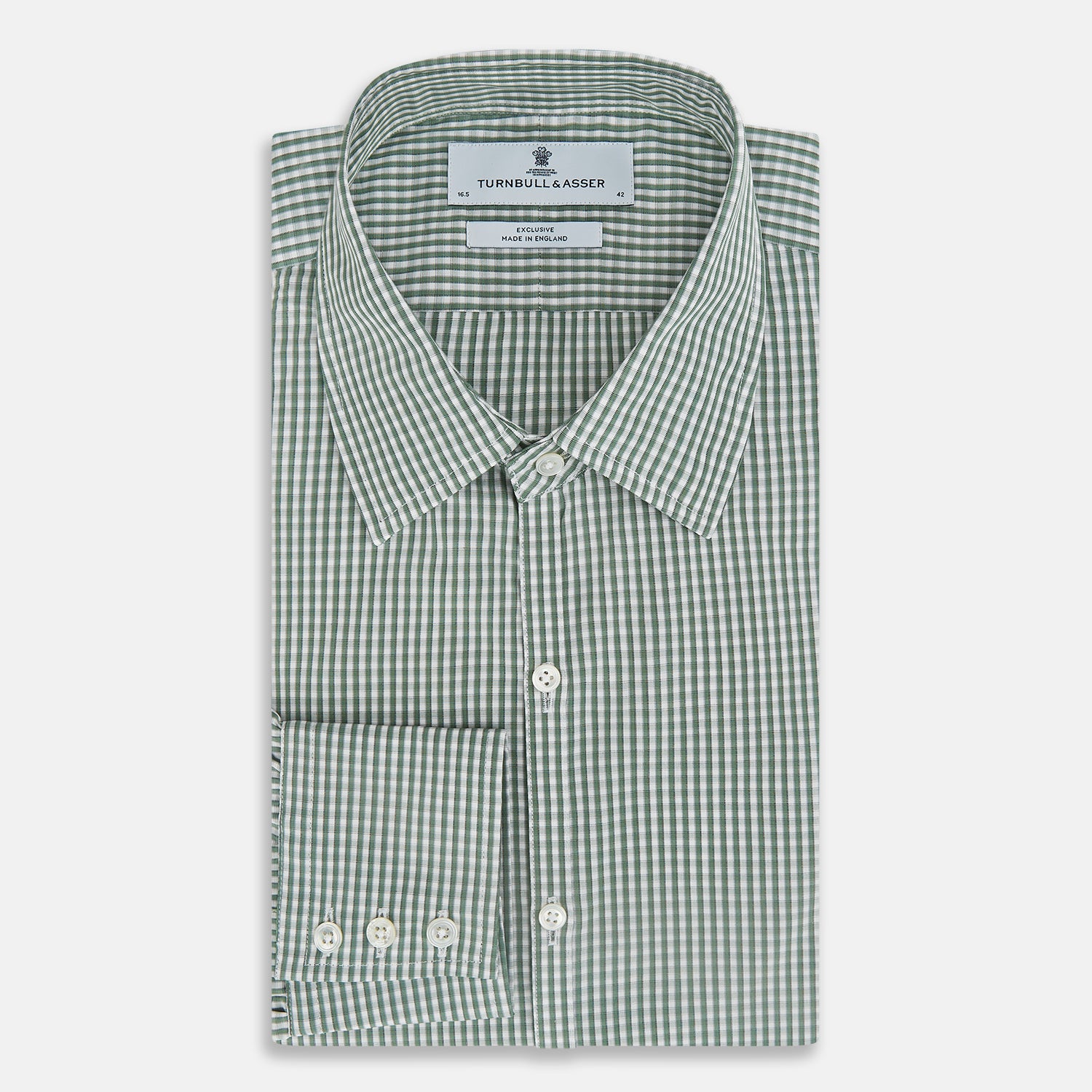 View 5 of product MELON GREEN MICRO SHADOW CHECK WESTMINSTER SHIRT