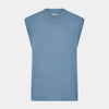 View 1 of product Pale Blue Fine Merino V-Neck Vest