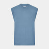 Pale Blue Fine Merino V-Neck Vest