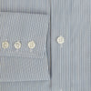 View 4 of product Blue and Brown Ticking Stripe Mayfair Shirt