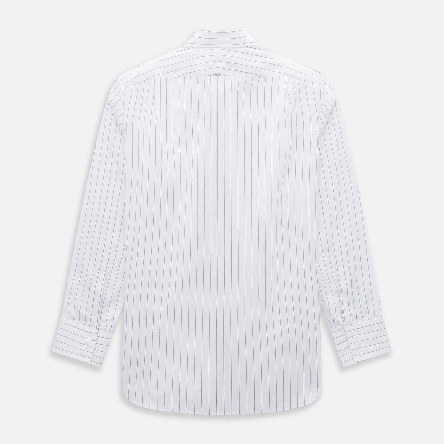 Image 3 of product Navy Hairline Multi Stripe Mayfair Shirt