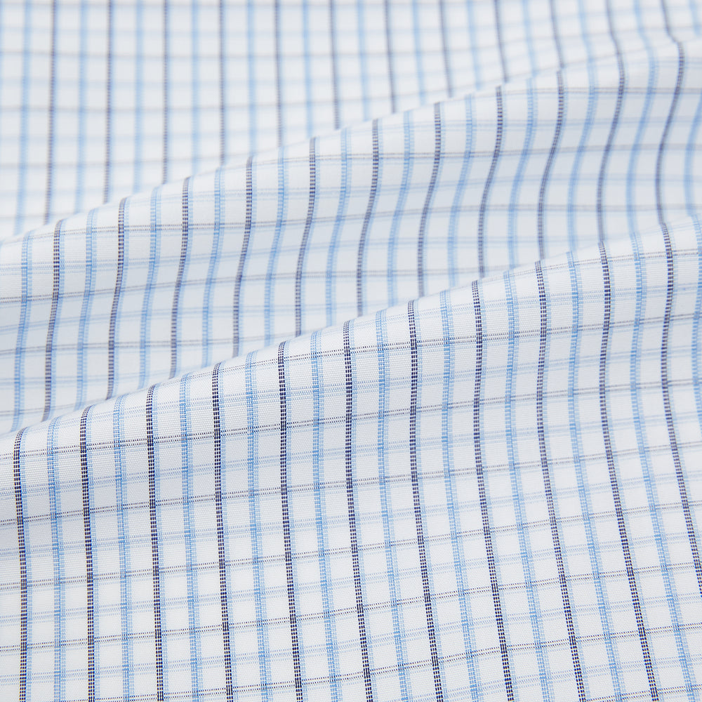 Navy and Blue Multi Check Mayfair Shirt