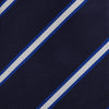 View 3 of product White and Navy  Blazer Silk Tie