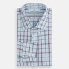 View 4 of product Blue and Pink Tattersall Check Mayfair Shirt