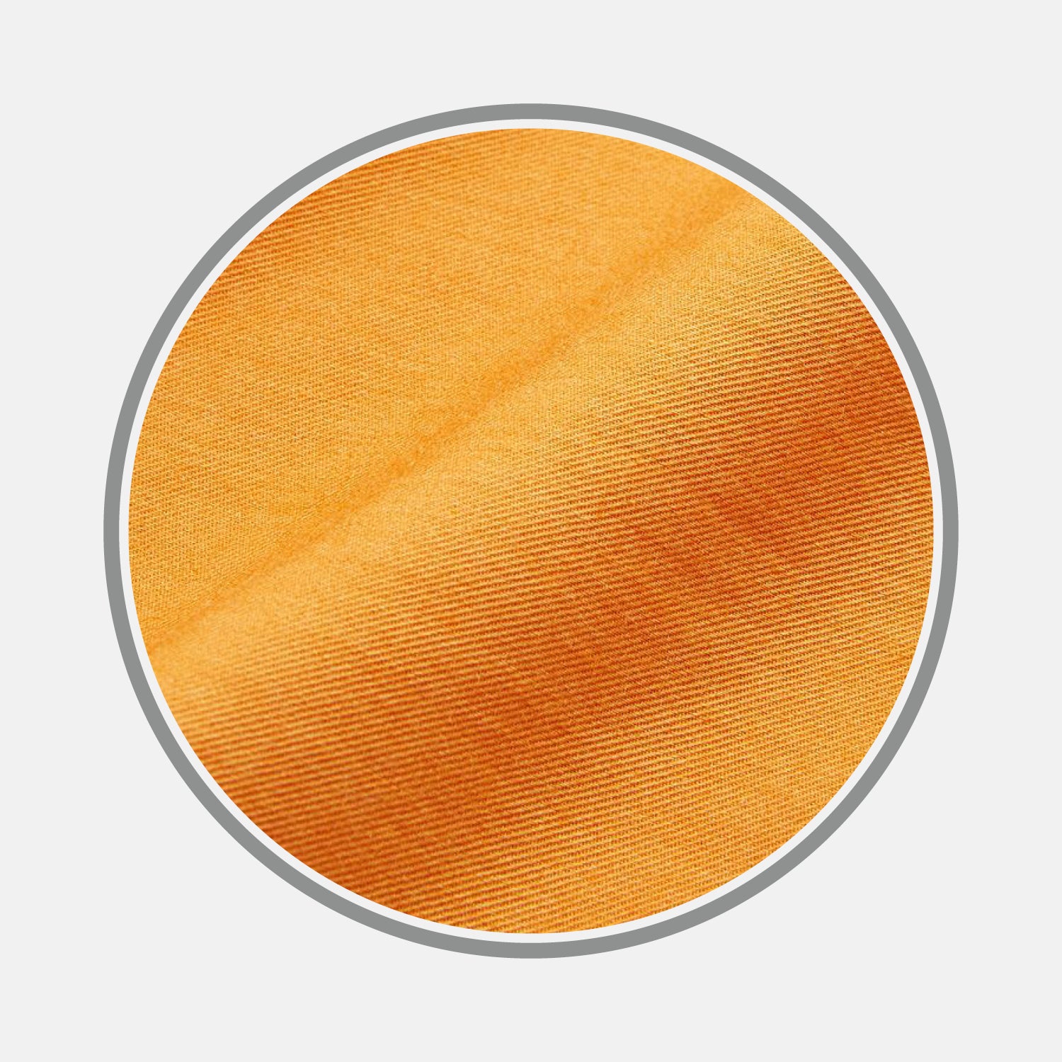 View 1 of product Plain Orange Cotton & Wool Fabric