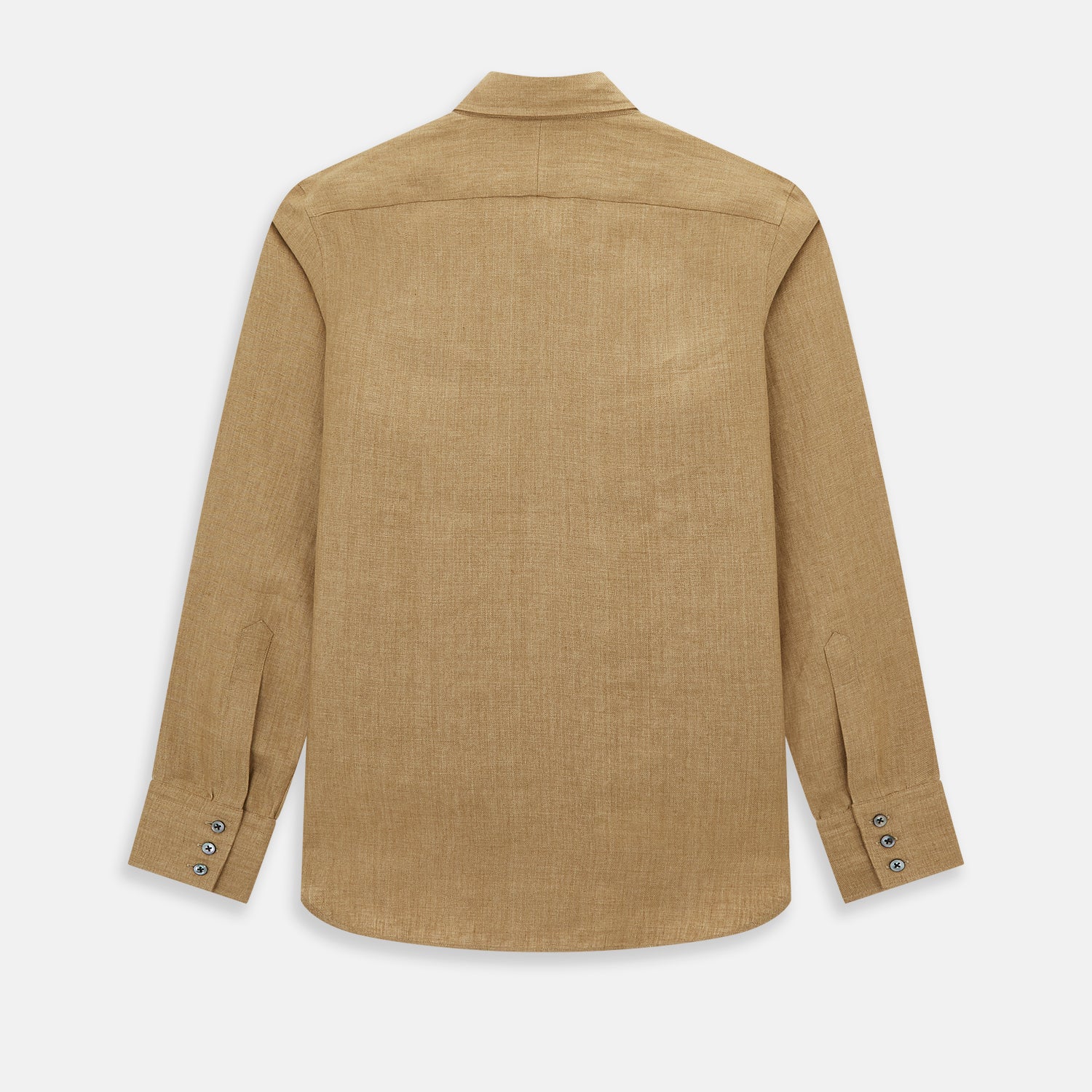 View 3 of product Camel Linen Windsor Shirt