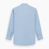 View 5 of product Blue Cotton Shirt with T&A Collar and 3-Button Cuffs