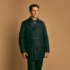 View 4 of product Navy Burrows Double Breasted Coat