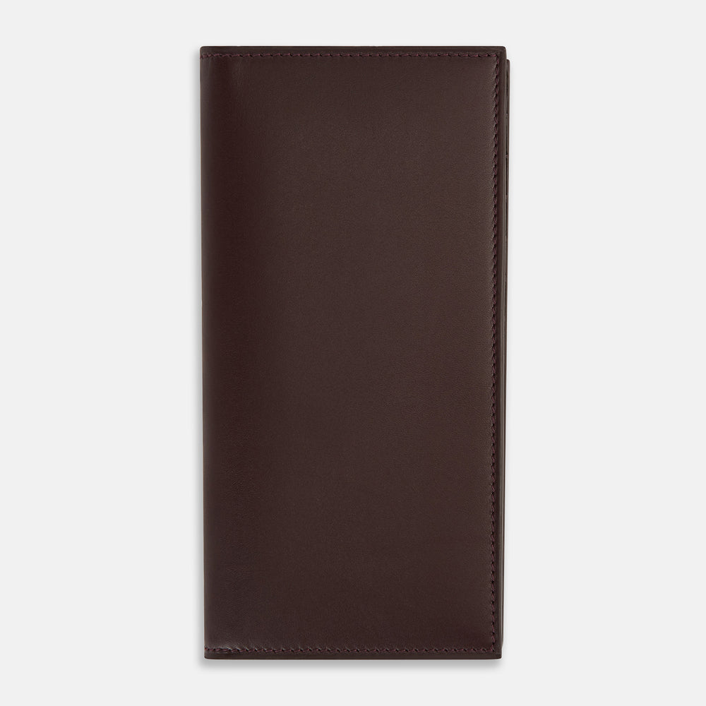 Burgundy B Cut Continental Wallet