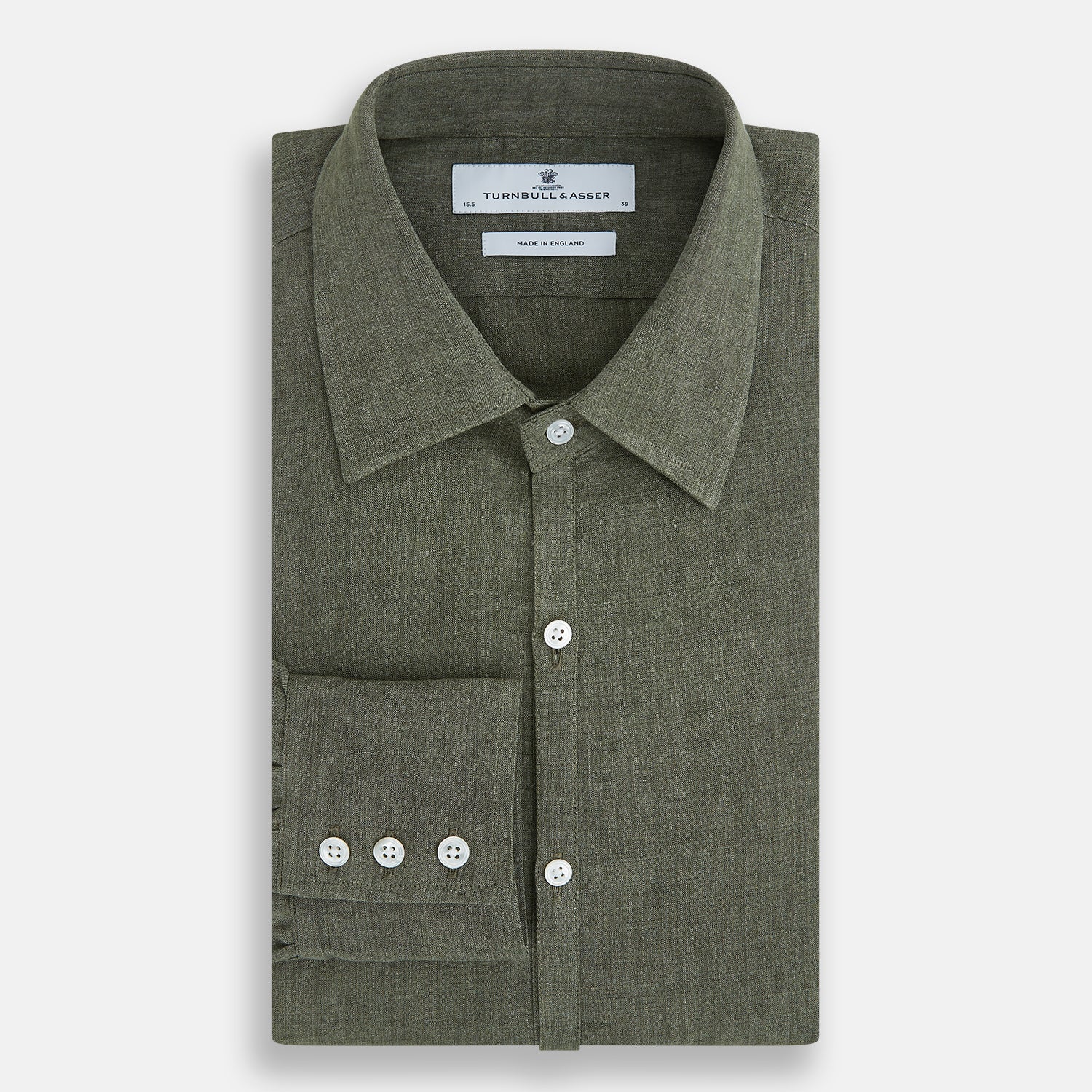 View 5 of product Sage Linen Westminster Shirt