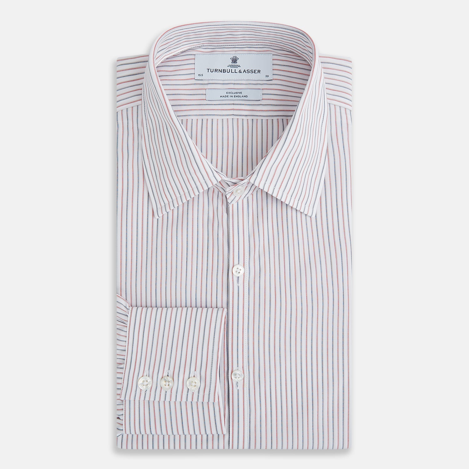 View 5 of product Red and Blue Double Stripe Westminster Shirt