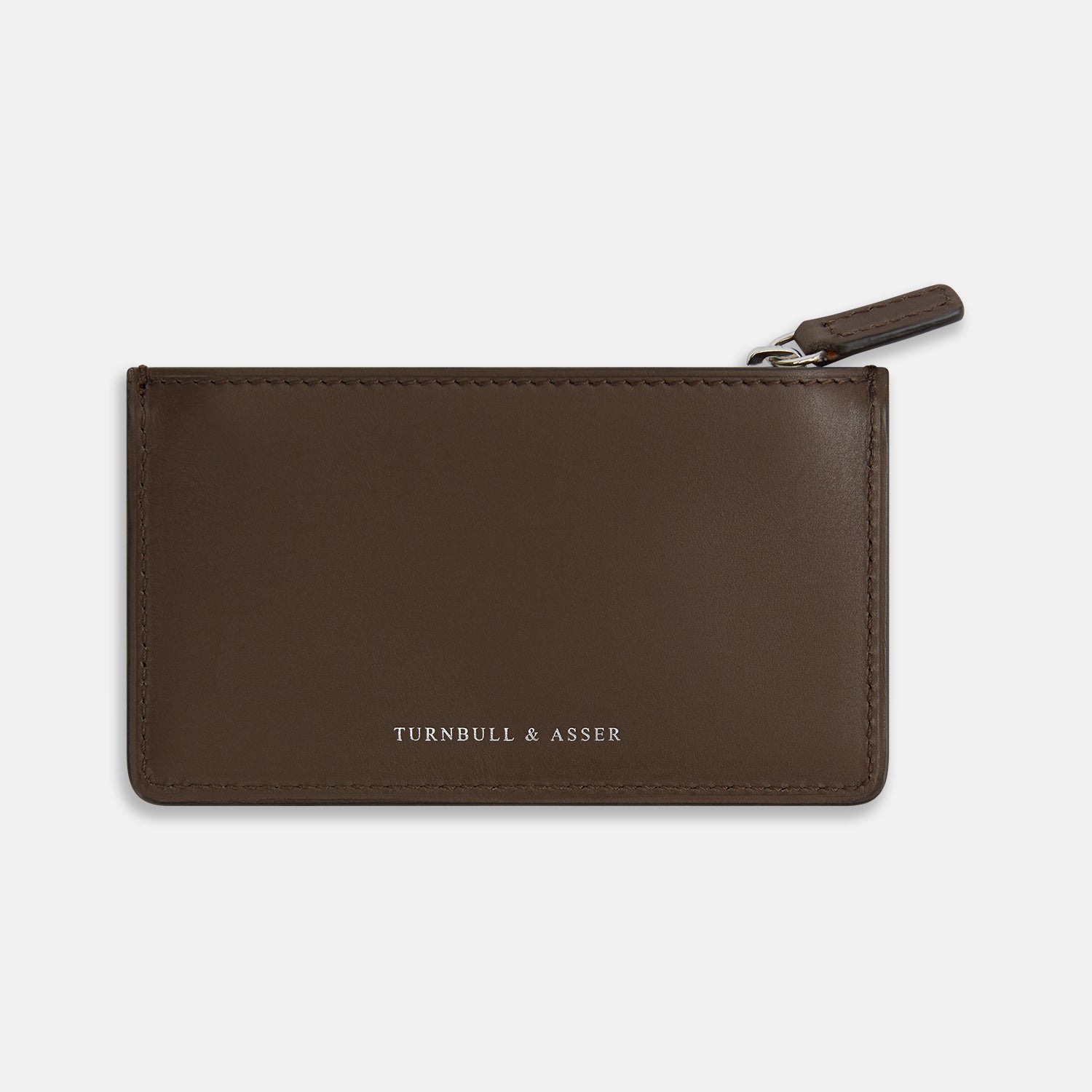View 1 of product Dark Chocolate Leather Zip Wallet