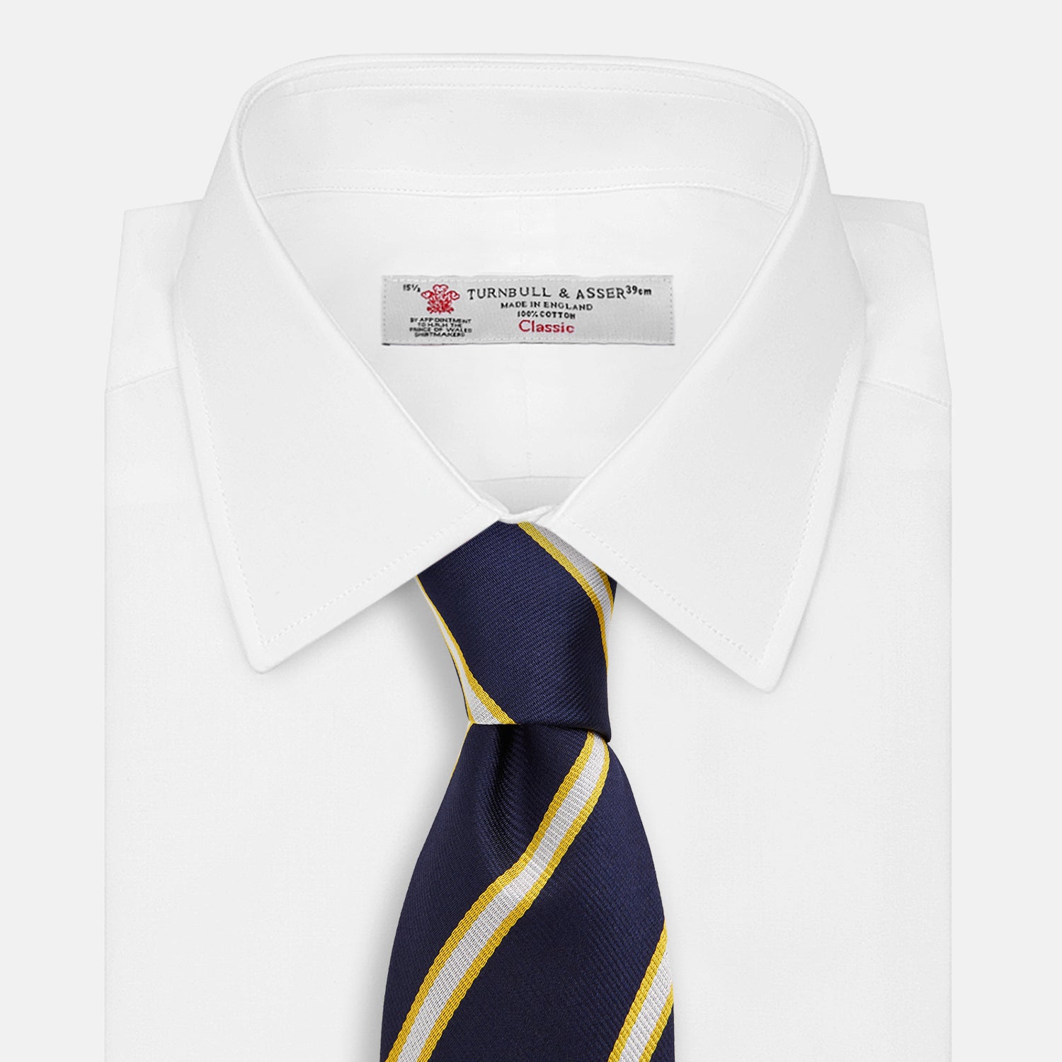 View 2 of product Yellow and White Blazer Silk Tie