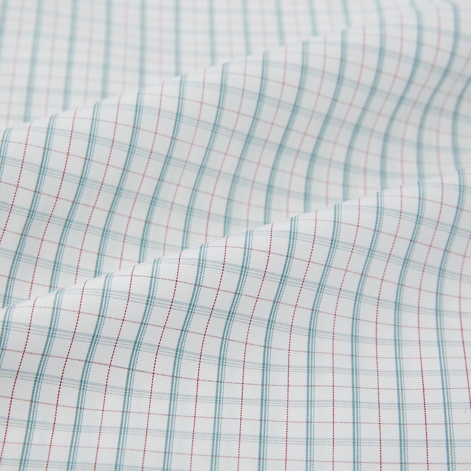View 8 of product Turquoise and Red Multi Check Westminster Shirt