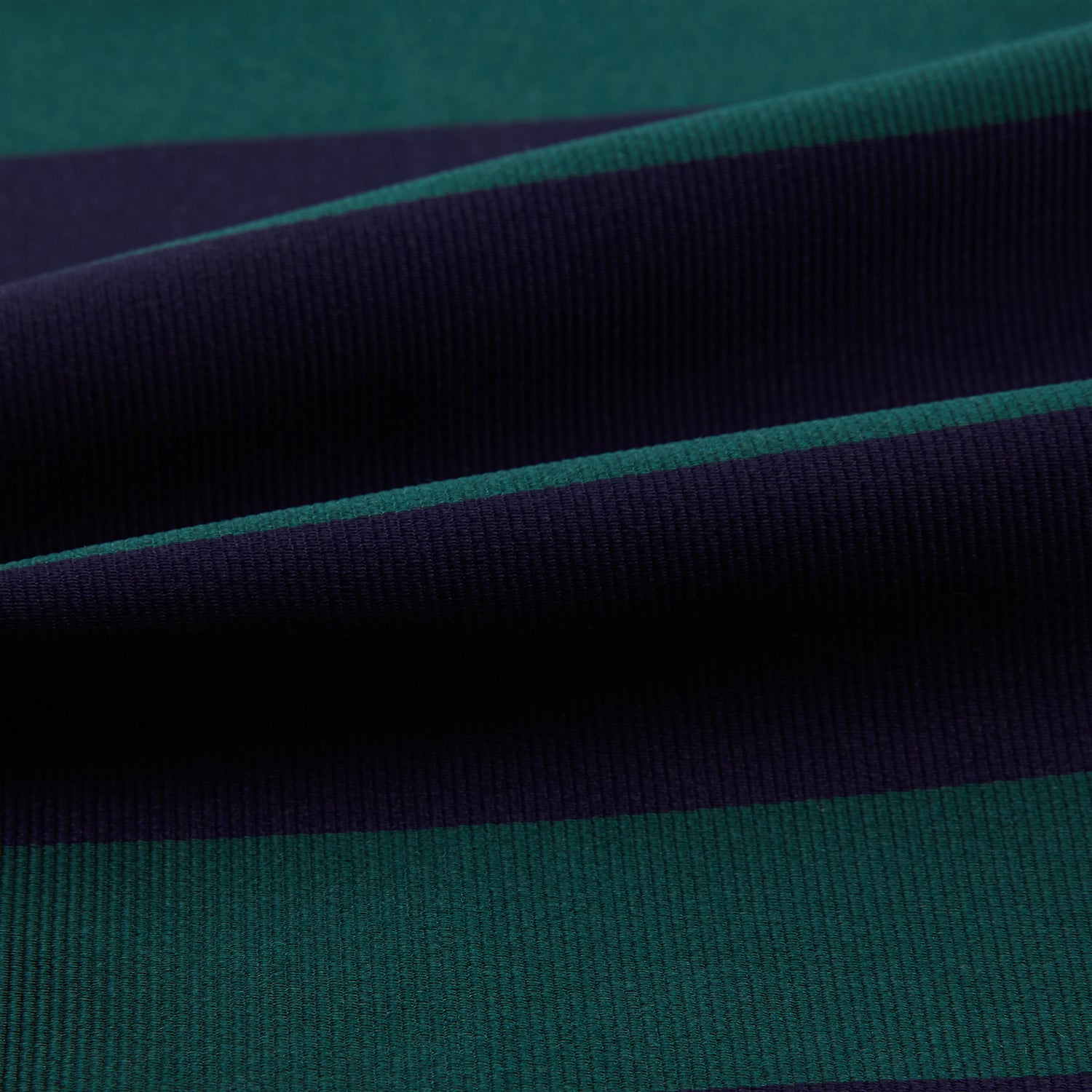 View 4 of product Wide Green Stripe and Navy Silk Cravat