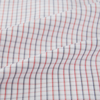 Red and Blue Multi Check Mayfair Shirt Image 5