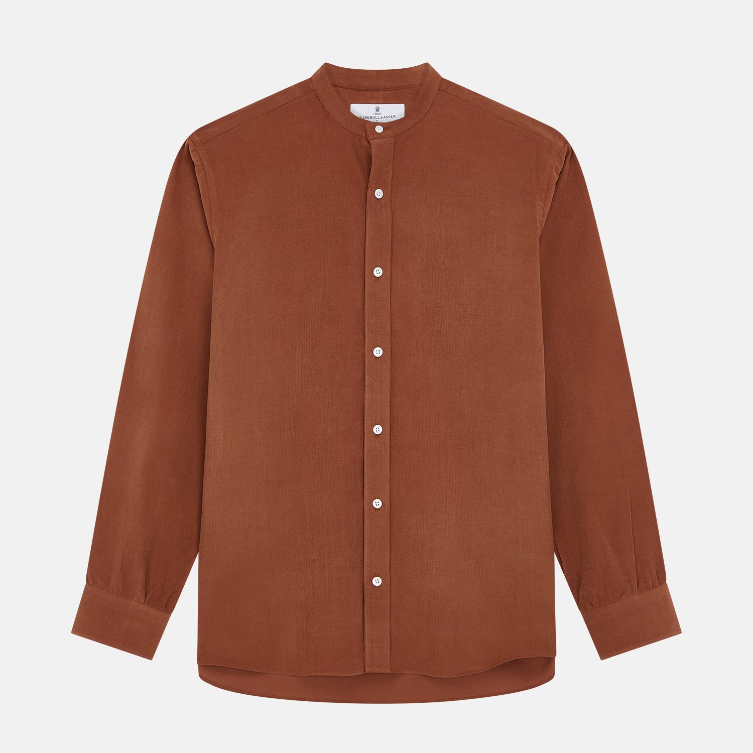 View 1 of product Rust Cotton Weekend Fit Blake Shirt