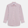 View 1 of product Navy and Red Check Cotton Regular Fit Mayfair Shirt