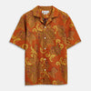 View 1 of product Orange & Ochre Tapestry Weave Cotton Holiday Fit Shirt