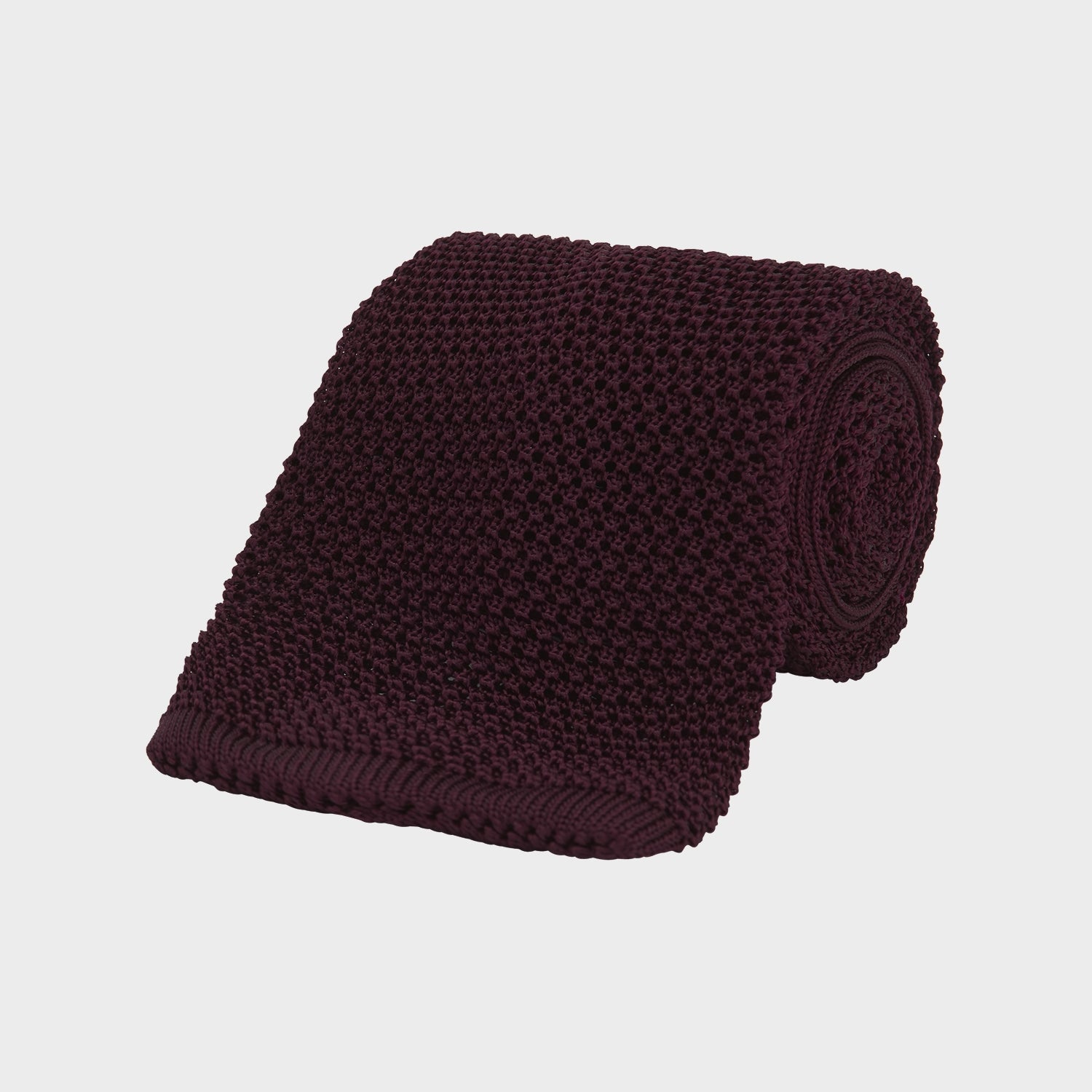 View 1 of product MTIE011-ZAI003 TIES 7.5CM, PLAIN, BURGUNDY