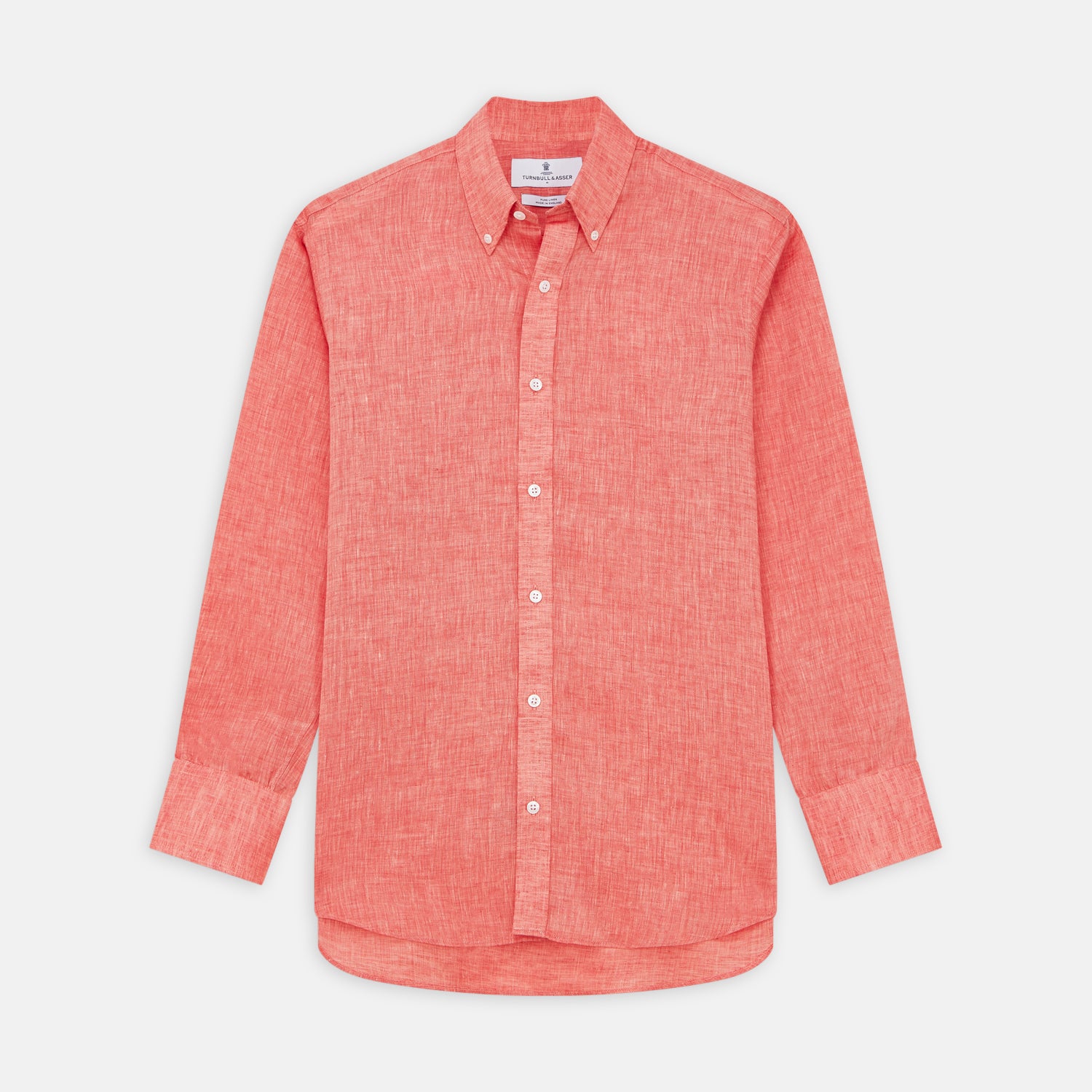 View 1 of product Pink Linen Weekend Fit Hayne Shirt