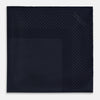 View 4 of product Navy and Charcoal Dot Silk Pocket Square