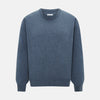 View 1 of product Pacific Blue Cashmere Round Neck Jumper
