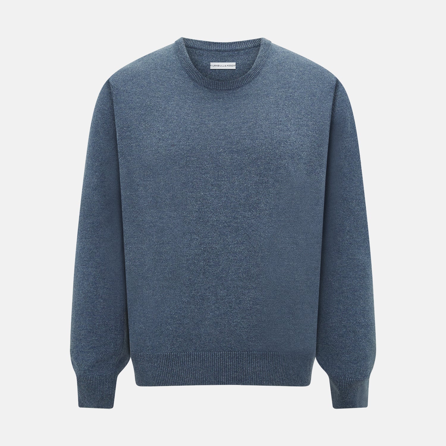 View 1 of product Pacific Blue Cashmere Round Neck Jumper