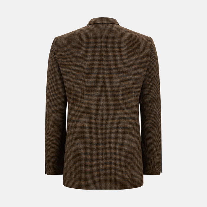 Brown Gingham Check Sports Jacket Image 2