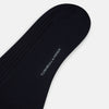 View 3 of product Navy Organic Cotton Mid-Length Socks