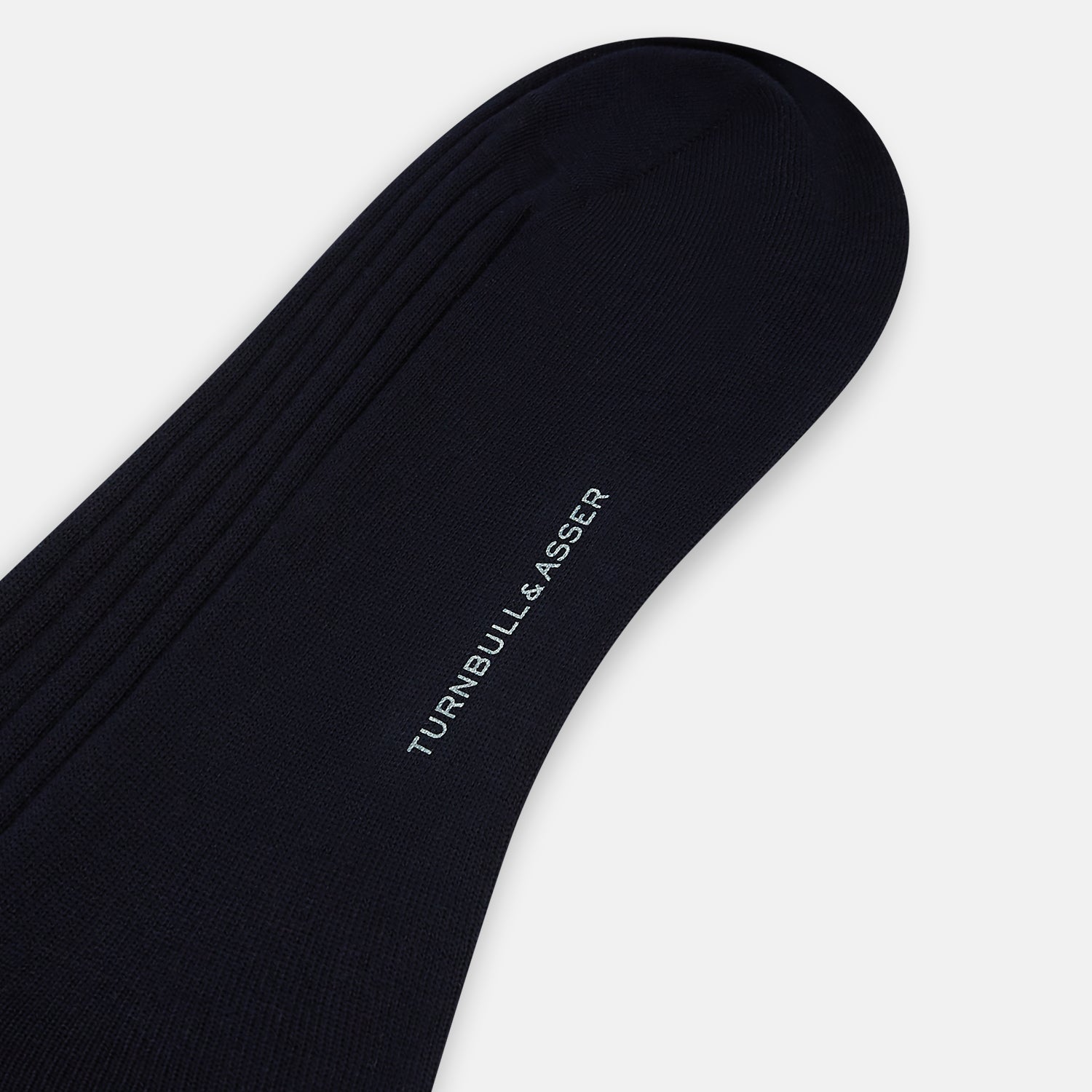 View 3 of product Navy Organic Cotton Mid-Length Socks