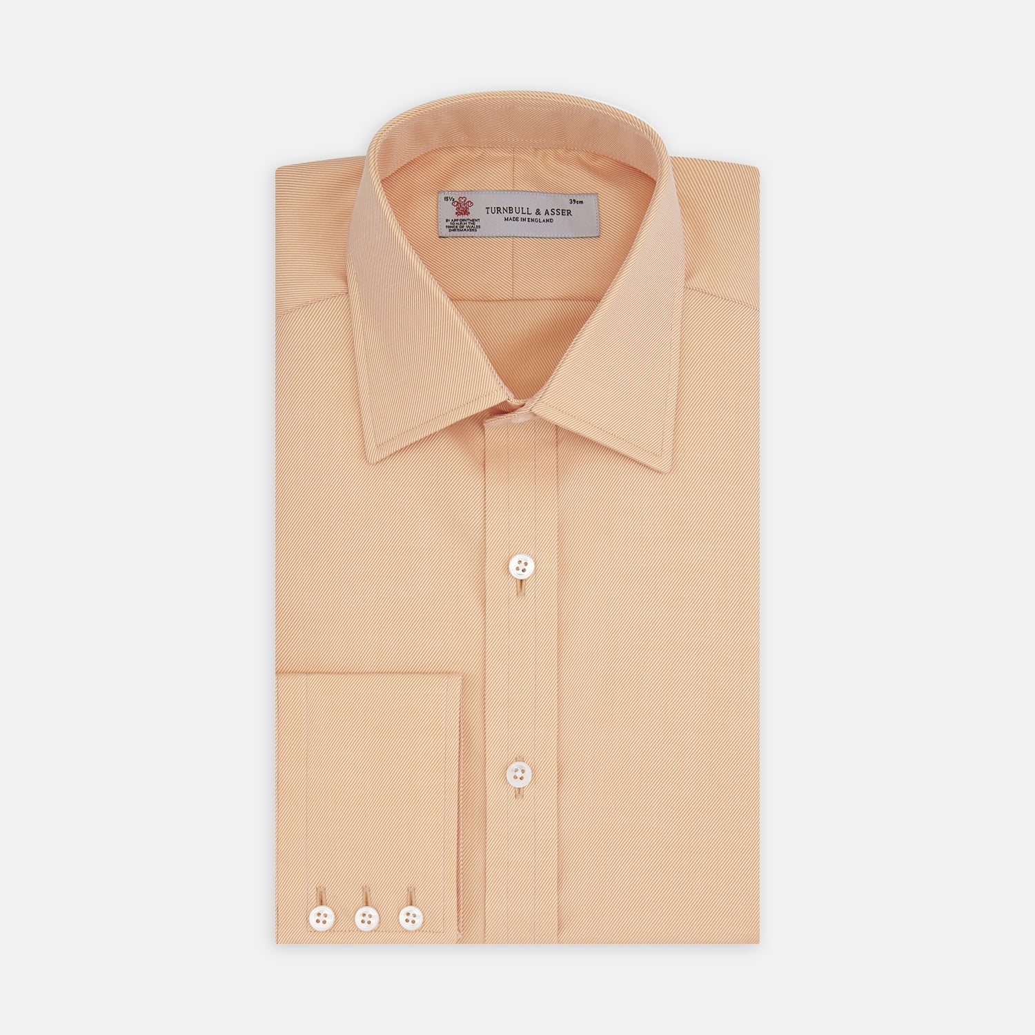 View 1 of product Orange Oxford Classic Fit Shirt with T & A Collar
