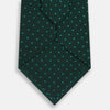 View 3 of product Dark Green Micro Dot Silk Tie