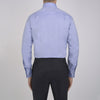 View 5 of product Blue Royal Oxford Cotton Shirt with Button-Down Collar and 3-Button Cuffs
