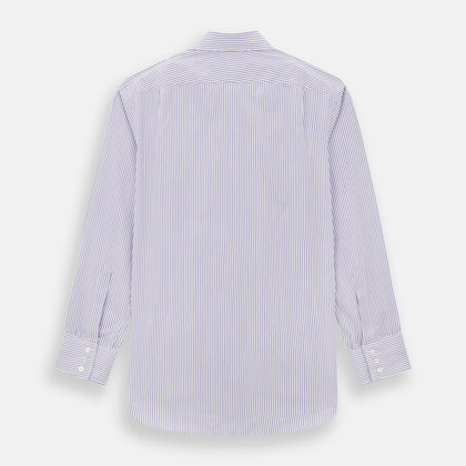 Purple Shadow Stripe Mayfair Shirt Image 2