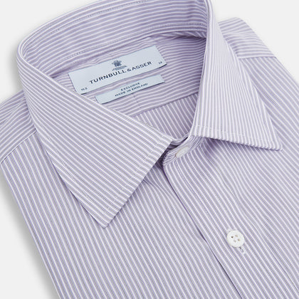 Lilac Halo Stripe Mayfair Shirt Image 1