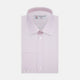 Pink Hairline Stripe Shirt with T&A Collar and 3-Button Cuffs