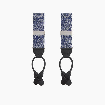 Jacquard Silk Paisley Braces Image 2