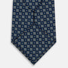 View 3 of product Navy Geometric Diamond Silk Tie