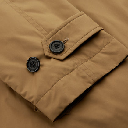 Camel Quintern Sealup Raincoat with Detachable Liner Image 6