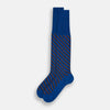 View 2 of product Royal Blue/orange Diagonal Striped Long Socks