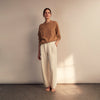 View 1 of product Women's Cream Cashmere Knitted Tabitha Bottoms