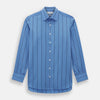 View 1 of product Colony Blue Track Stripe Mayfair Shirt
