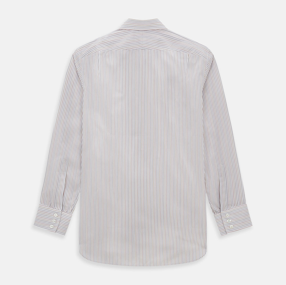 Red with Multicoloured Music Stripe Mayfair Shirt