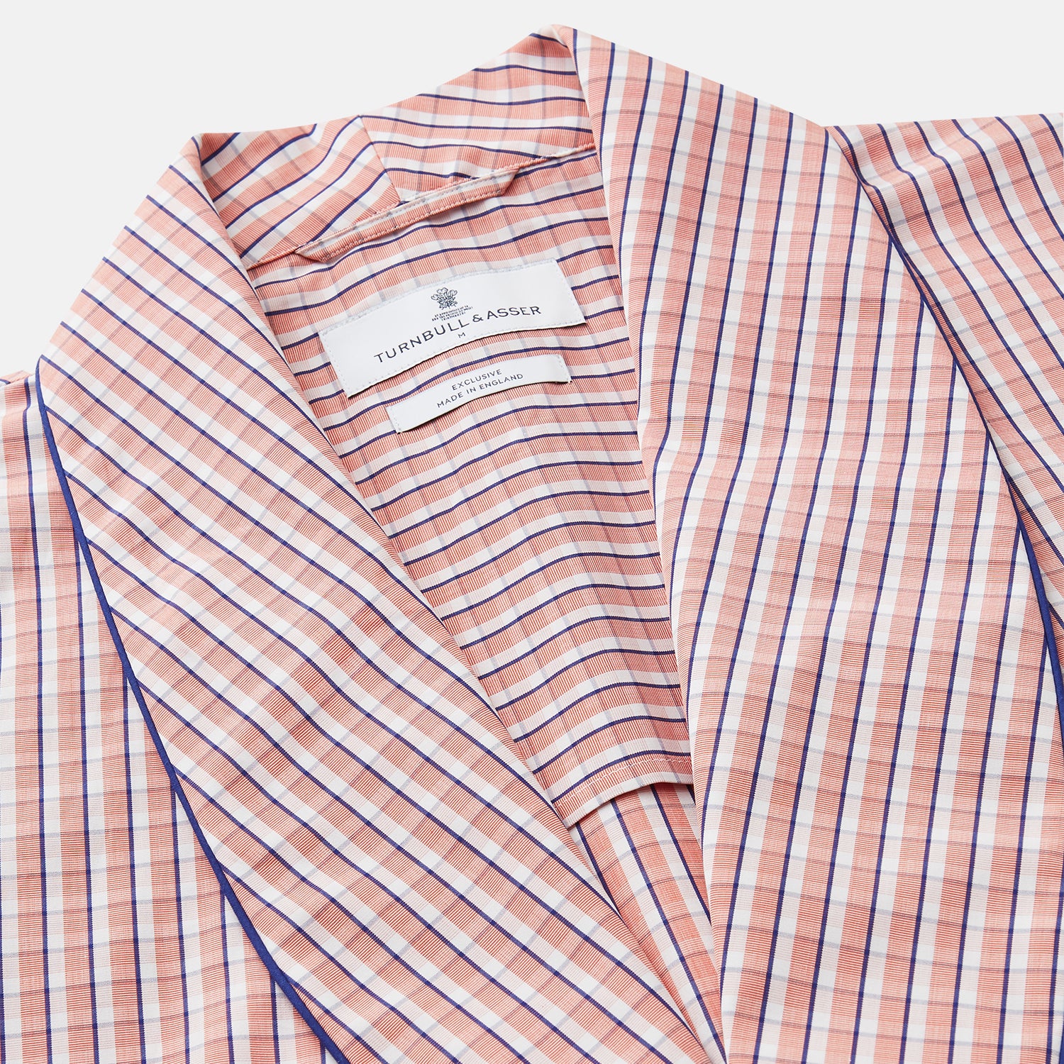 View 3 of product Orange Multi Check Cotton Arnold Gown